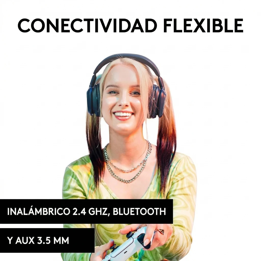 Imagen 2 de Audífonos Gamer Inalámbrico Logitech Astro  A30 Lightspeed 2.4GHz PS Navy Blue