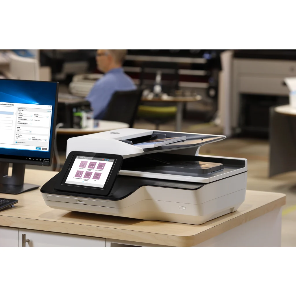 Imagen 4 de Escáner de Escritorio HP ScanJet Enterp Flow N9120 fn2 600ppi Cama P ADF LAN USB
