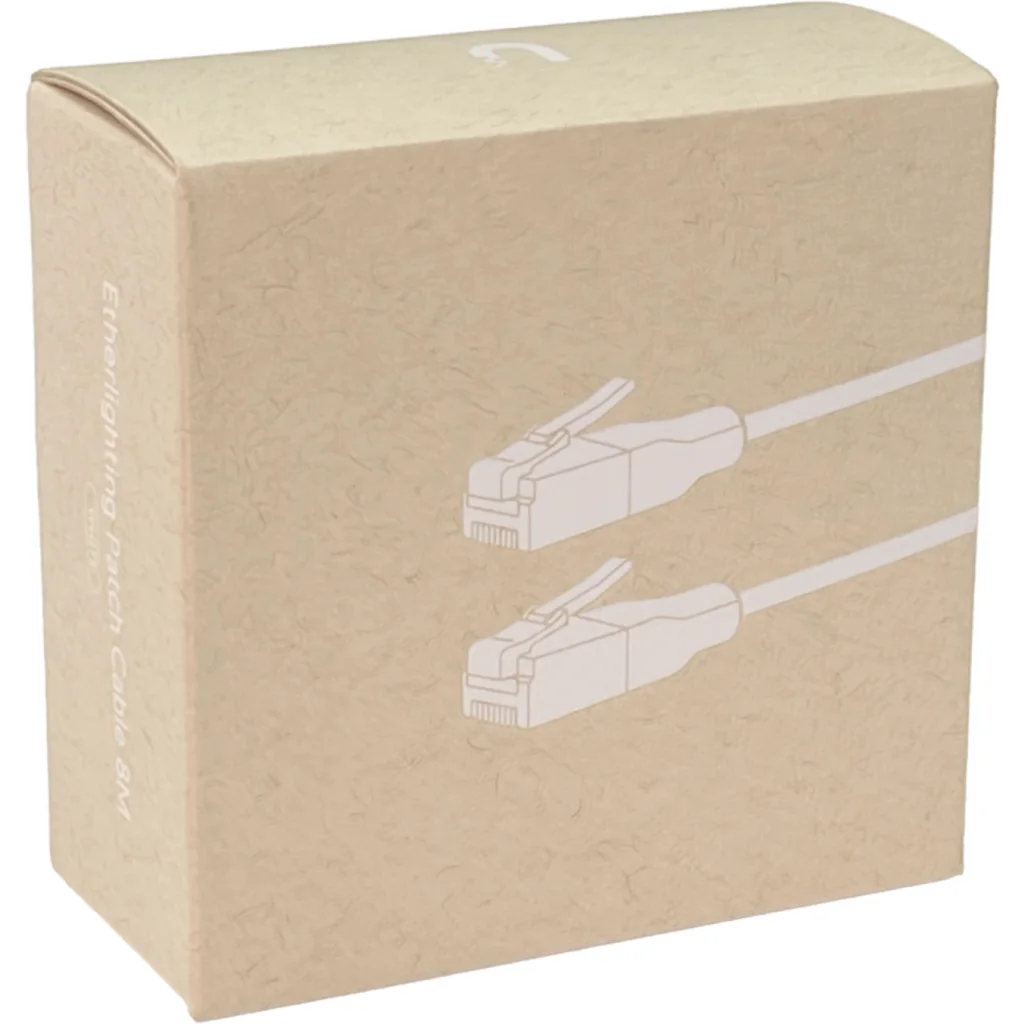 Imagen 2 de UBIQUITI 8mt Cable Etherlighting Blanco Cat6 UACC-Cable-Patch-EL