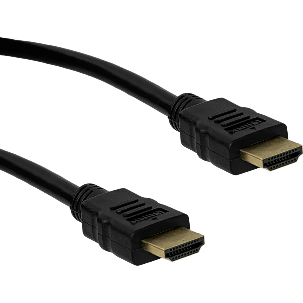 Imagen 1 de Cable HDMI Macho a HDMI Macho 1 mt v1.4 30AWG Sin Bisagra Color Negro