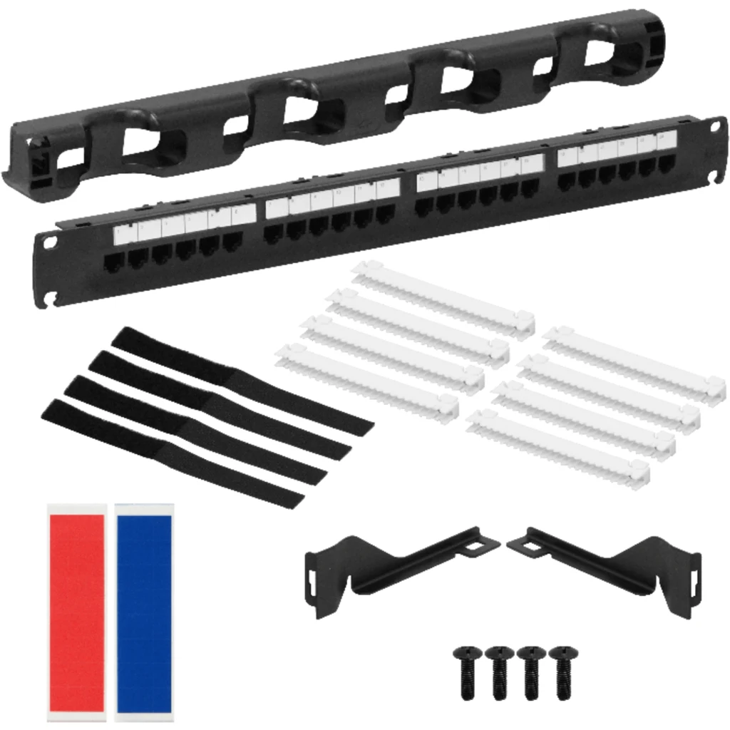 Imagen 3 de FURUKAWA 24-RJ45 Cat5e UTP PATCH PANEL 1U Multilan 35030005