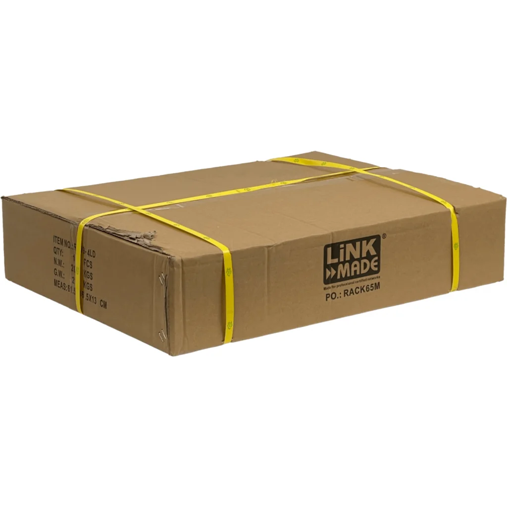 LINKMADE Desarmado 9U 45CM-Fondo Gabinete Rack Pared Muro Negro