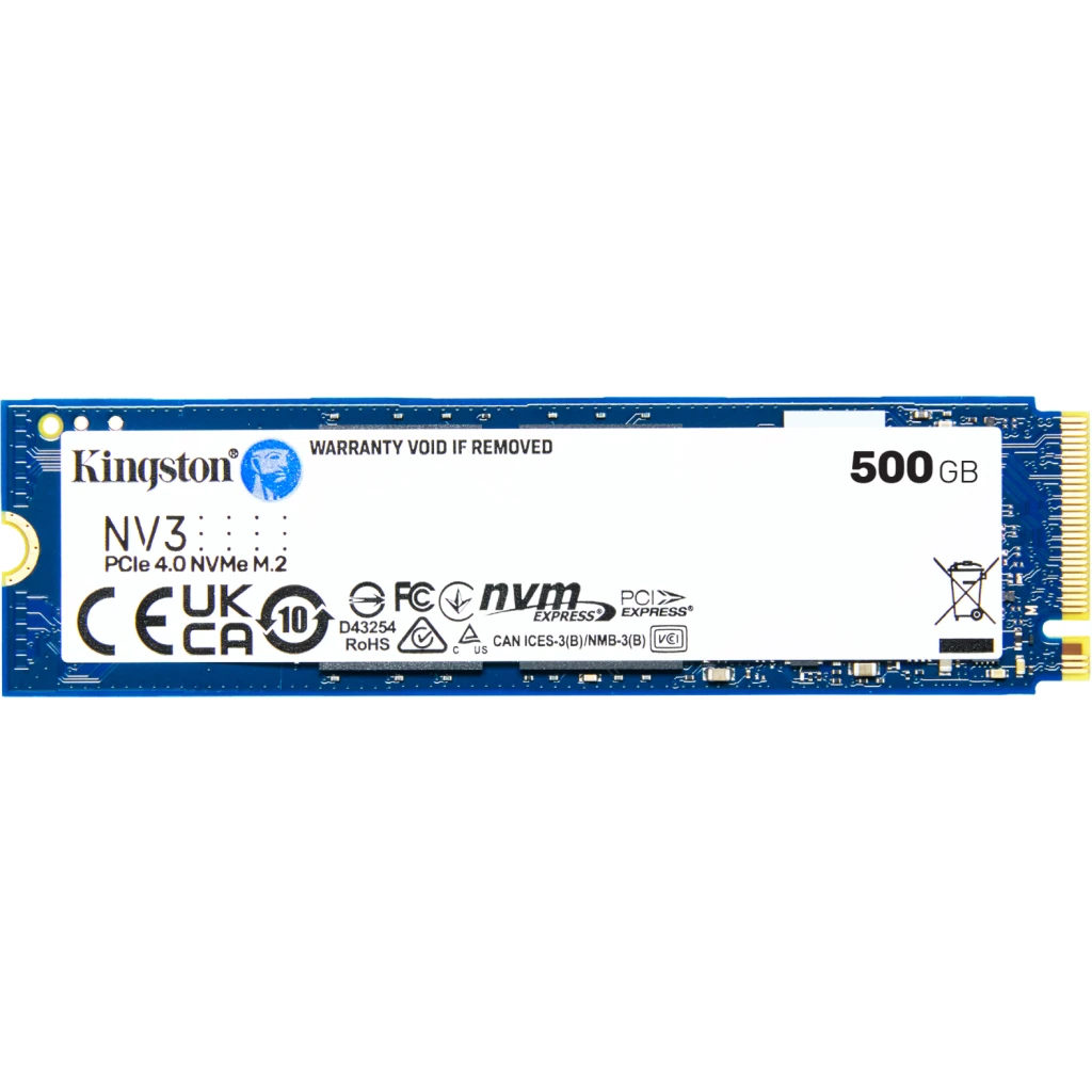 Imagen 2 de Unidad SSD Kingston NV3 500GB M.2 22*80 PCIe4x4 NVMe Lec5000MB/s Esc3000MB/s