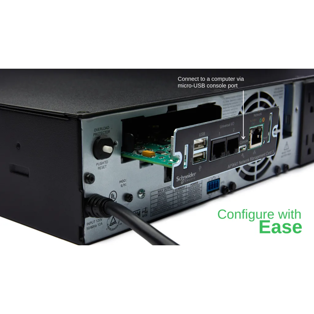 Imagen 1 de UPS Network Management Card 3 with Environmental Monitoring