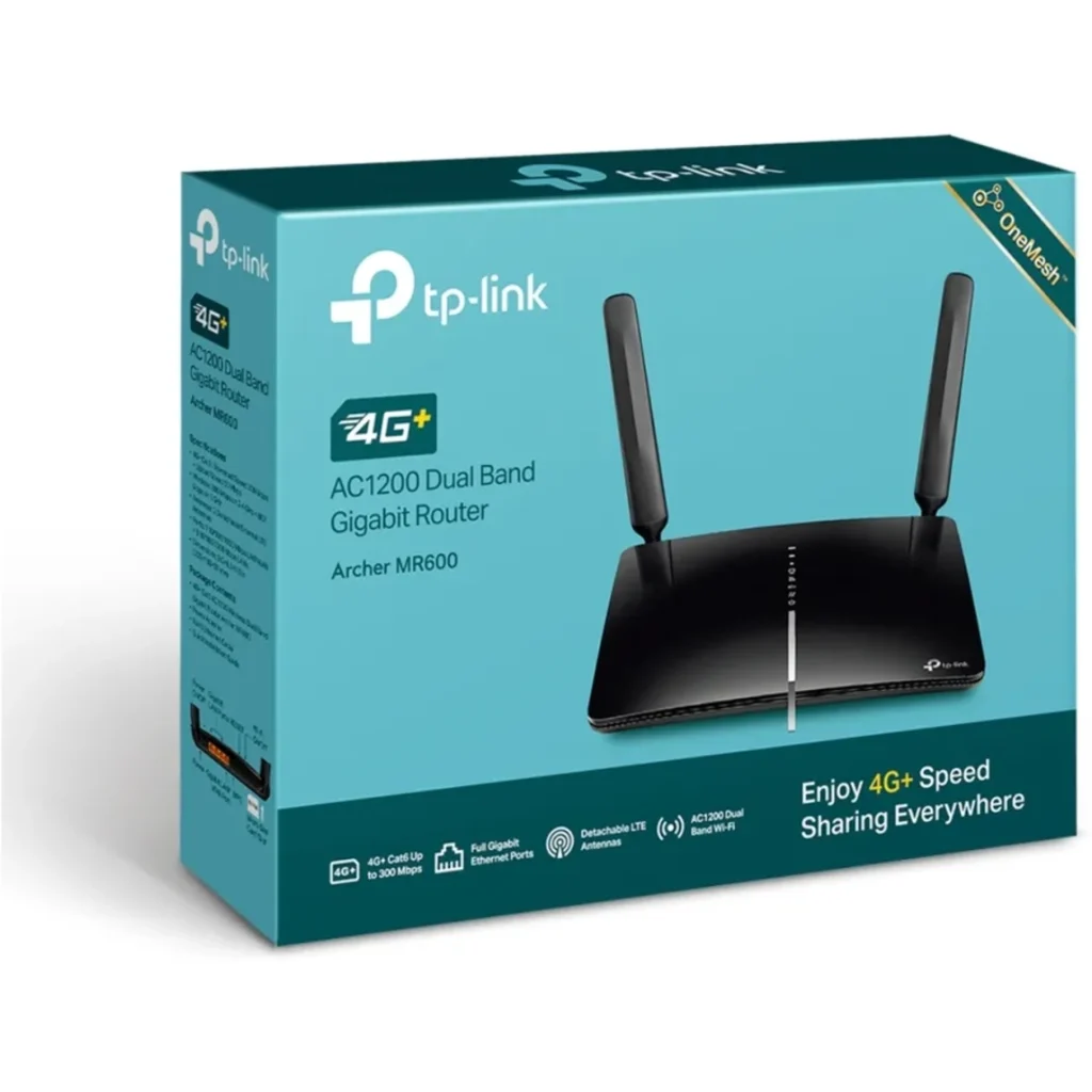 Imagen 3 de Router TP-Link Archer MR600 Gigabit 4G+ Cat6 AC 1200 WiFi de Doble Banda