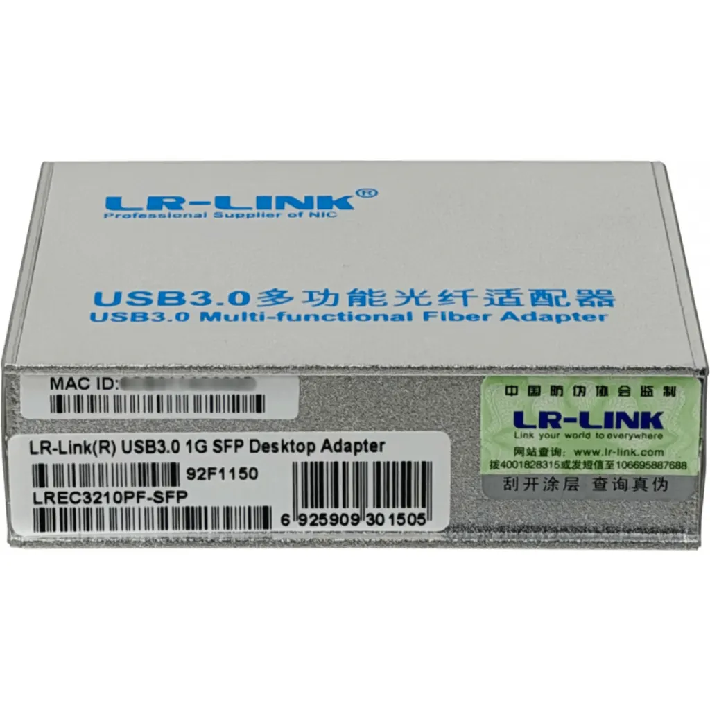 Imagen 1 de LRLINK 1-USB3.0-BH 1-SFP 1G inc-cable-AM-BM