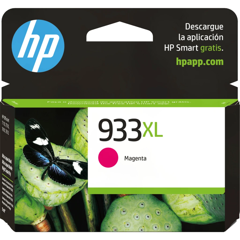 Imagen 0 de Cartridge HP 933XL Magenta Tinta para Impr Officejet Ink 7110/7612, 825Pag 8,5ml