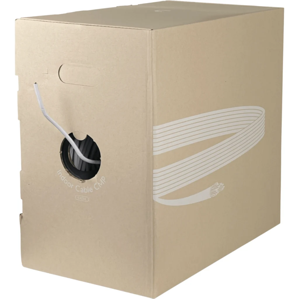 UBIQUITI CMP-NFPA262 UTP Cat6A interior Blanco 305mt 23AWG Caja Cable