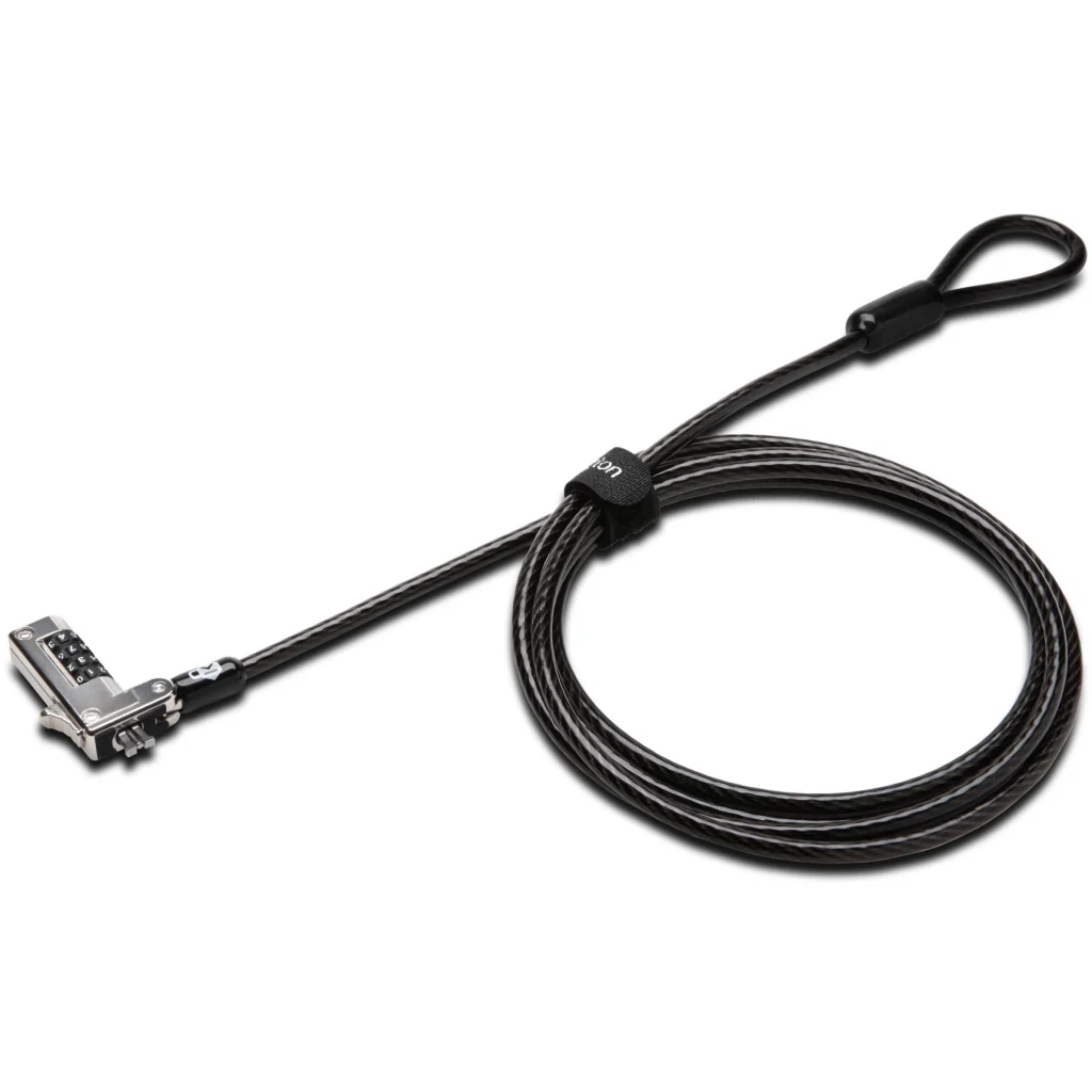 Cable de Seguridad Kensington Slim NanoSaver 1.8mts Negro c/ CLAVE 27831-K60603