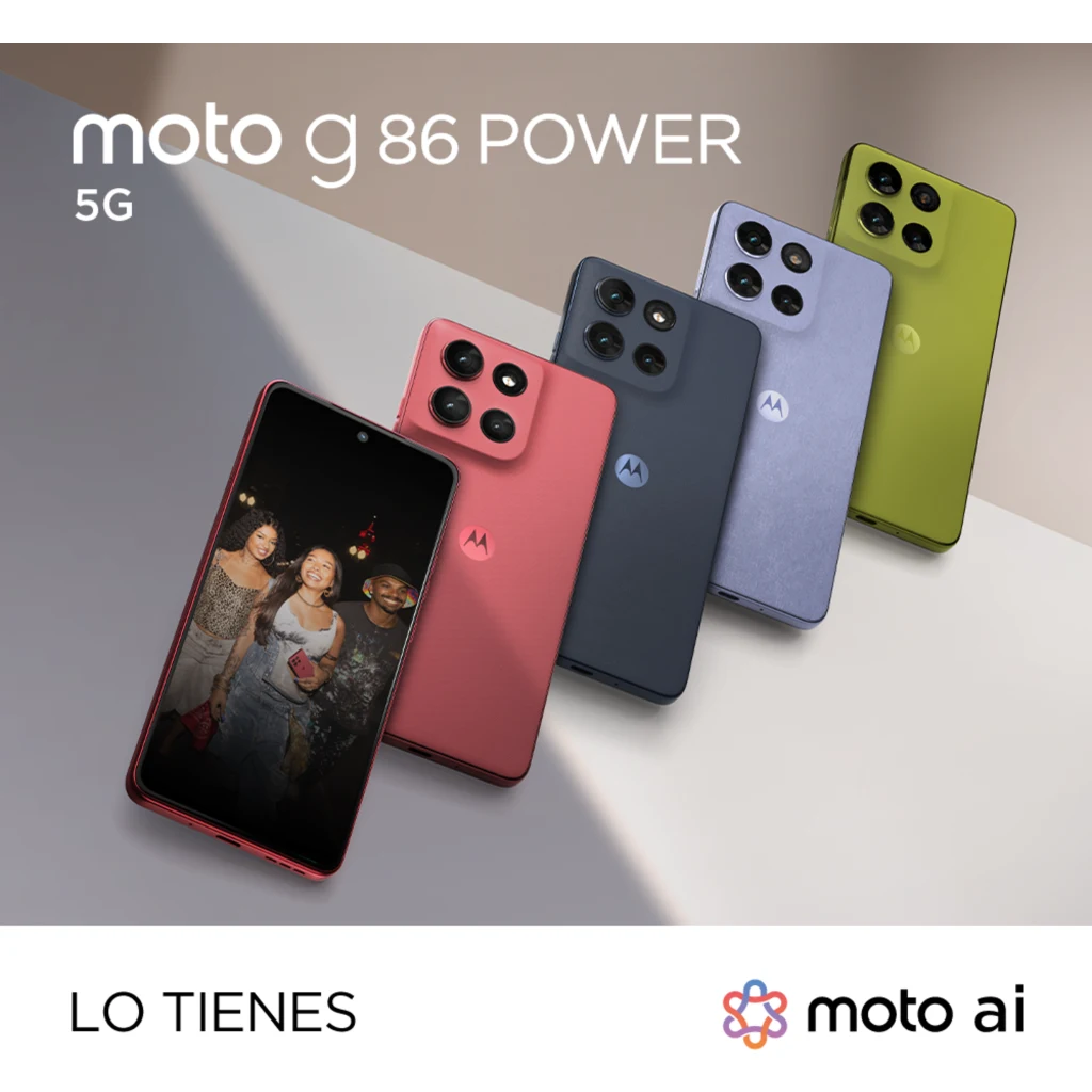 Imagen 1 de Smartphone Motorola Moto G86 8-Core 8GB/256GB 6.67' 5G WiFi Bt5.4 NFC Azul