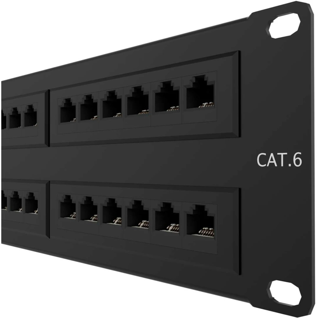 Imagen 1 de Patch Panel CAT6 48 Puertas Rack Nexxt