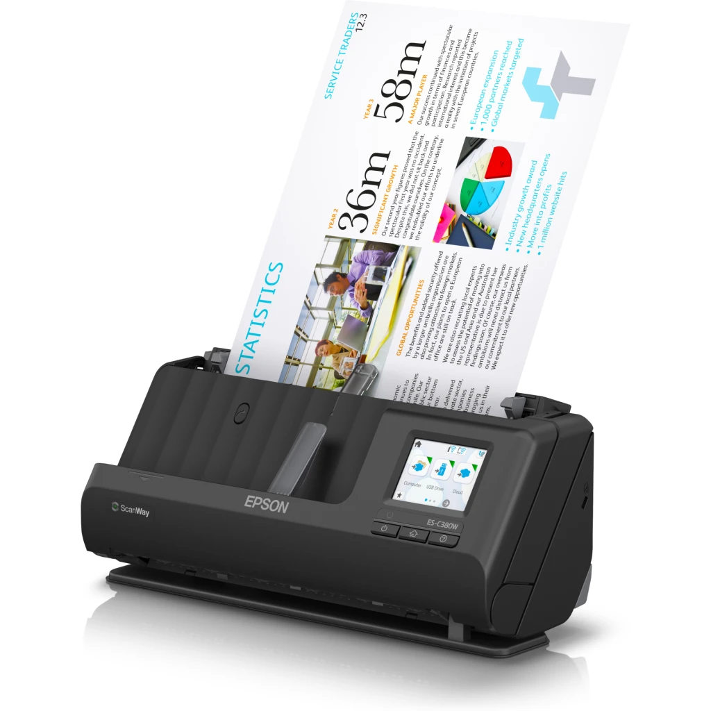 Imagen 5 de Escáner de Escritorio Epson WorkForce ES-C380W WiFi USB 2.0