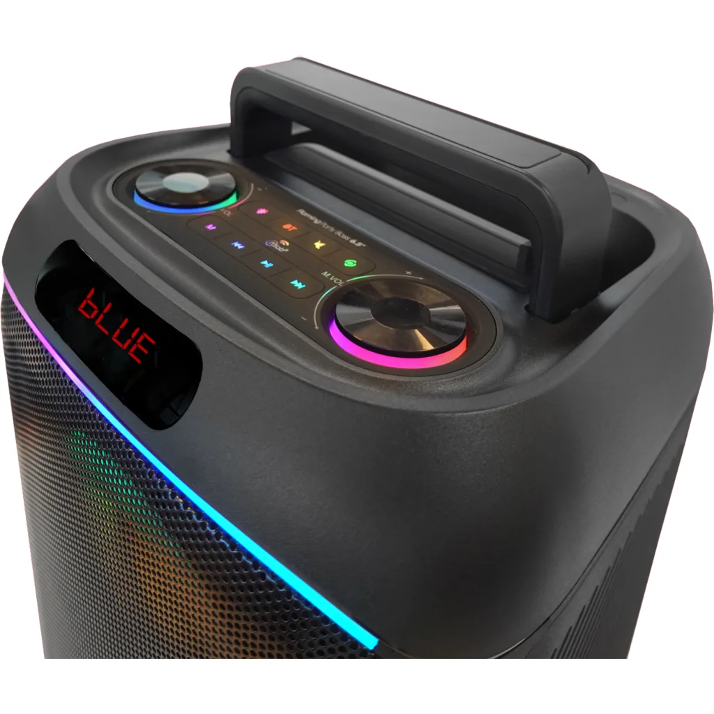 Imagen 2 de MLAB PARLANTE FLAMING PARTY BASS 6,5" x 2 MICROFONO INALAMBRICO
