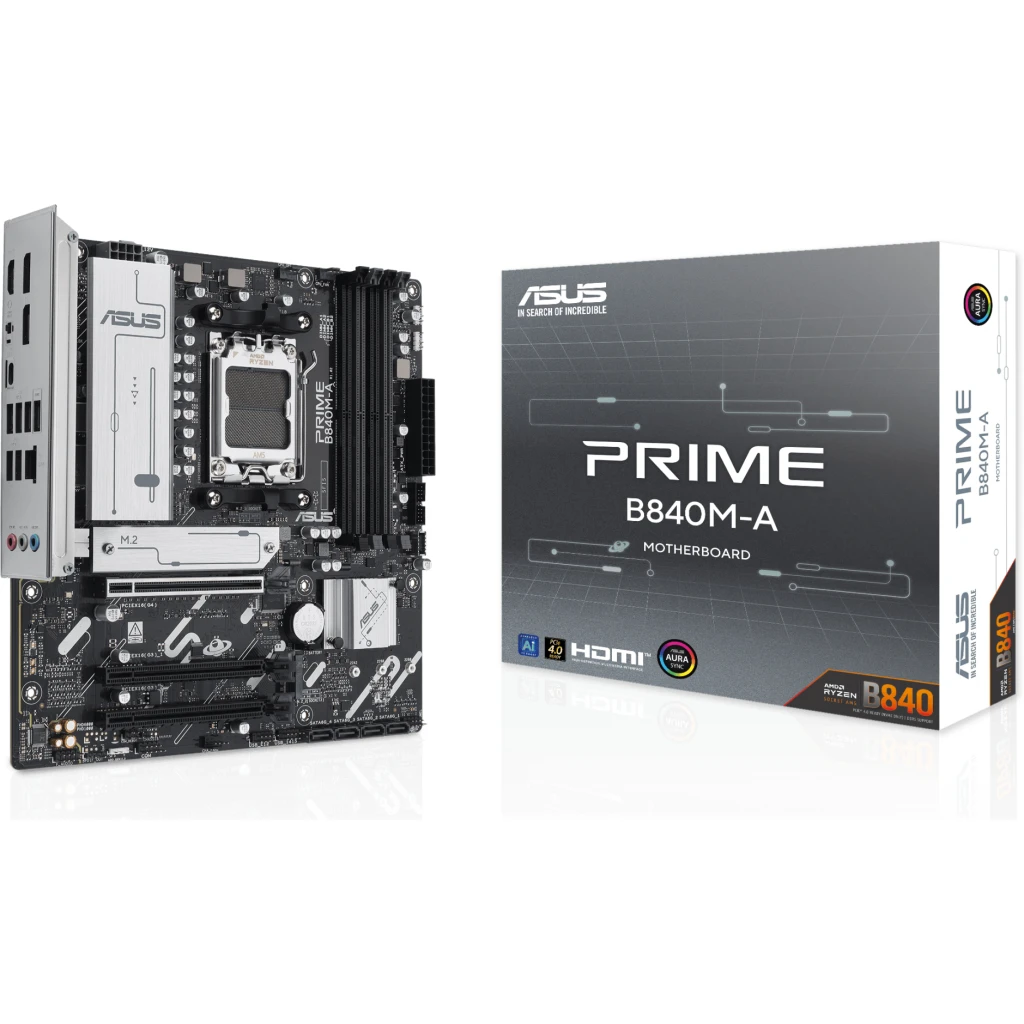 Imagen 8 de Tarjeta Madre Asus PRIME B840M-A Socket AM5 4*DDR5 DP HDMI 2.5Gb LAN m-ATX