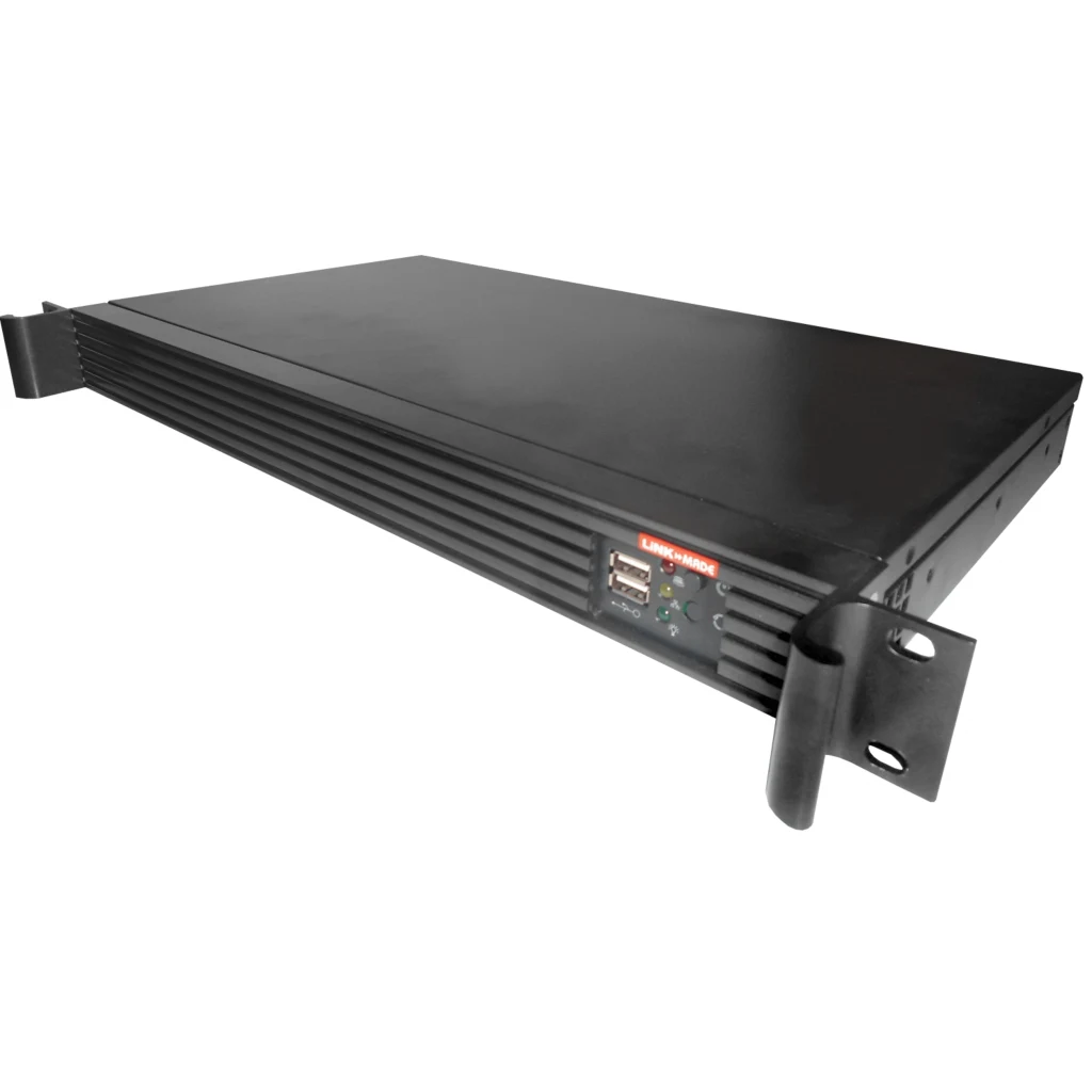 Imagen 3 de LINKMADE 1U Case Rack 2-HDD 1-5.25 Mini-ITX s/Fuente REQ/FATX-1U