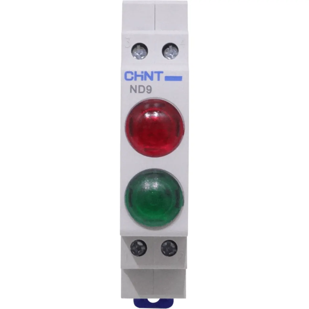 Imagen 1 de CHINT Verde/Rojo Luz Piloto LED 230VAC 20mA 4-pin para Riel Din