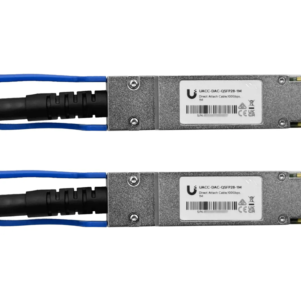 Imagen 3 de UI 1mt QSFP28-100G Cable Directo DAC Cobre 30AWG UACC-DAC-QSFP28-1M