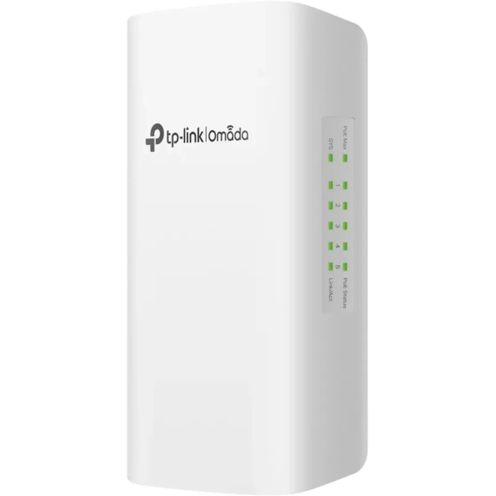 Imagen 1 de Switch TP-Link SG2005P-PD Omada, 5 Puertos, 1 PoE++ In y 4 PoE+ Out IP55 