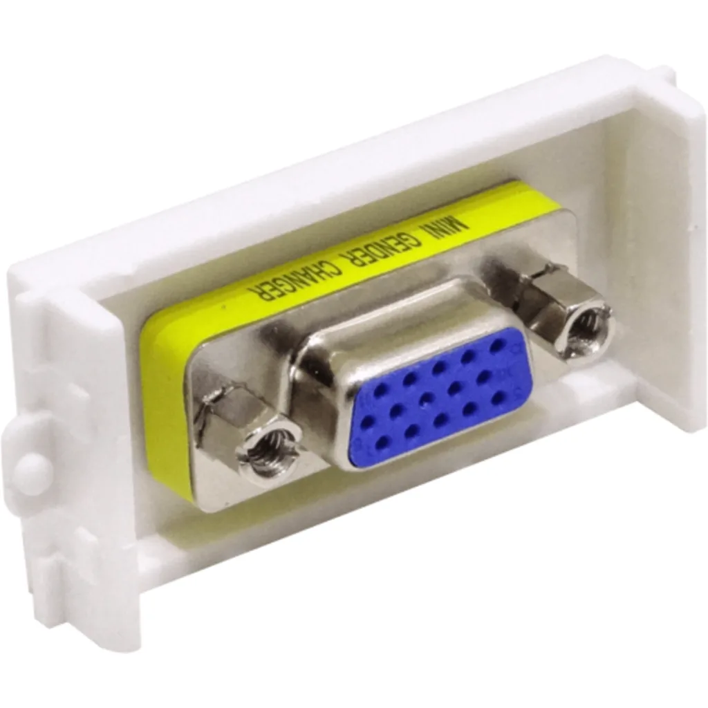 Imagen 1 de Modulo VGA-HH DB15-Hembra-Hembra DE-15/HH 2-HD15-3-Filas p/FQ1-FQ2-FQ3