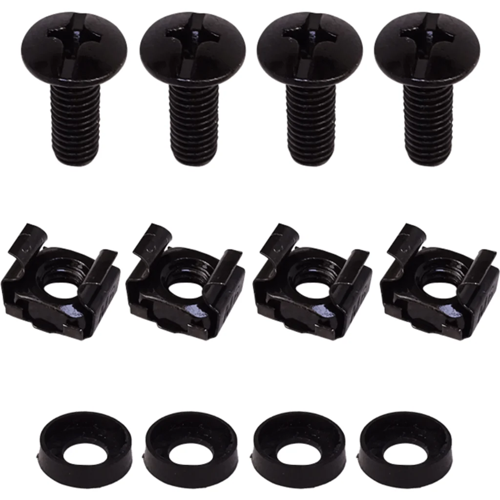 LINKMADE 2U Extra-Resistente Lisa 30cm req/M6-4KIT Negra Bandeja Rack