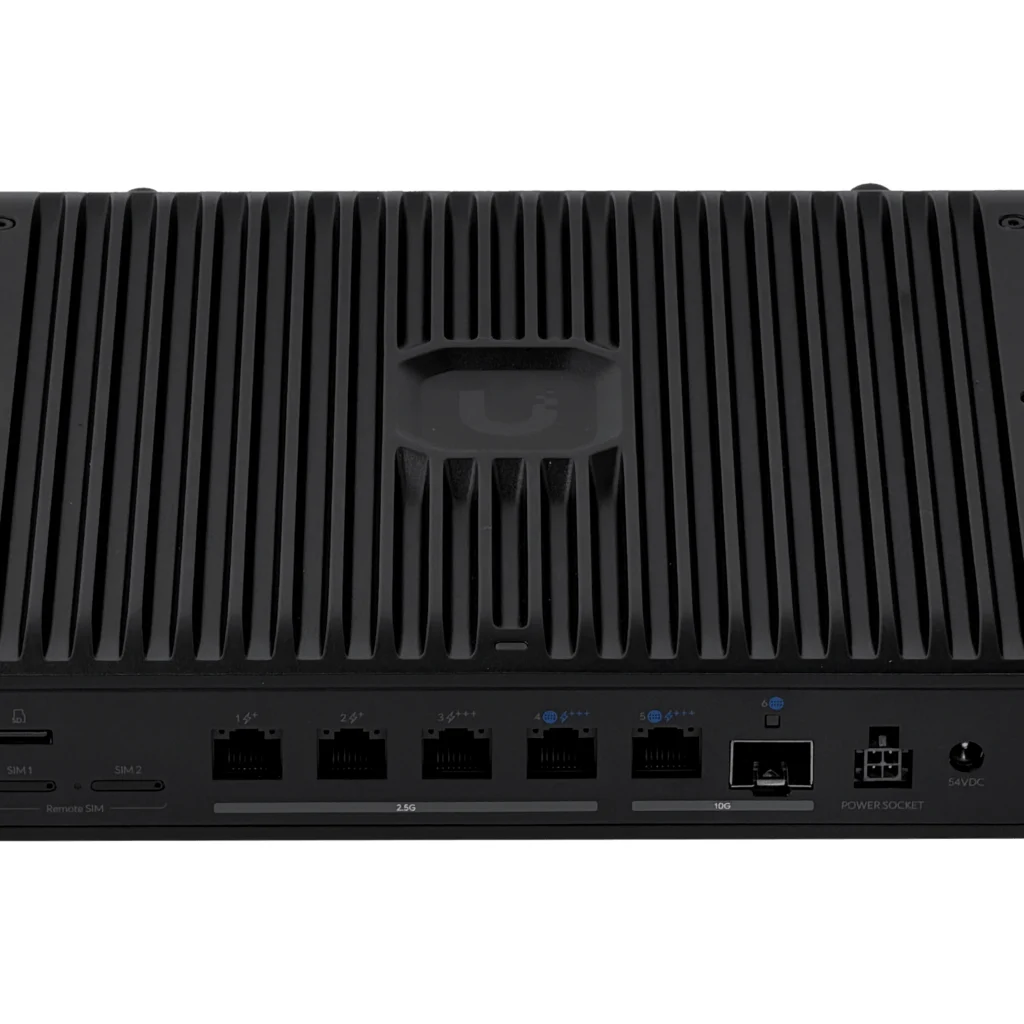 Imagen 1 de UniFi Firewall MultiWAN 350W Negro (AP) WIFI7 - 2,4GHz (2x2 688Mbps 6dBi) 5GHz (2x2 4.3Gbps 6dBi) (1) 10G SFP+ (1) 10GbE (1) 2.5GbE PoE+++ (2) 2.5GbE PoE+++  (2)PoE+ Req: Cable Server