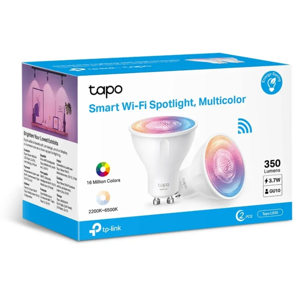 Imagen 2 de Ampolleta Smart TP-Linl Tapo L630, WiFi 2200K/6500K 350lm Smart Home