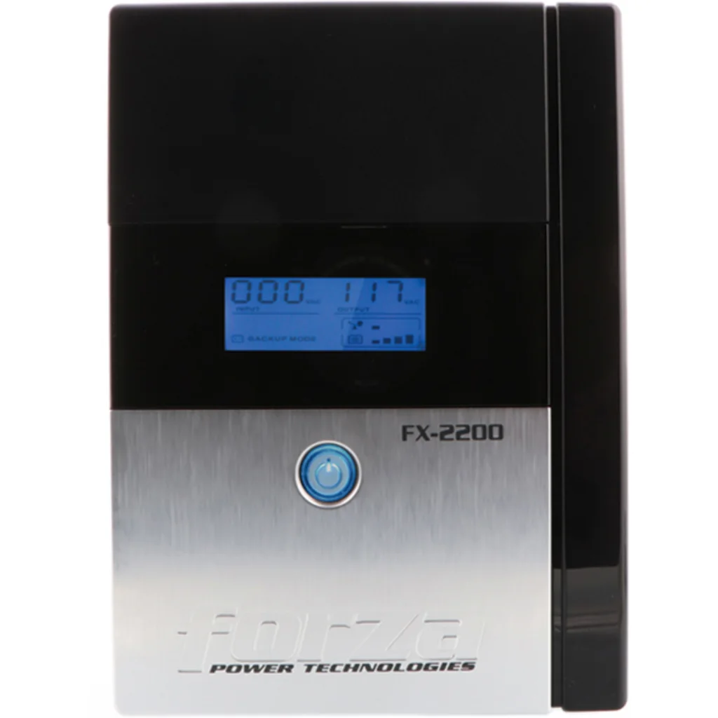 UPS Forza 2200VA 1200W 220V Interactiva 4 Salidas Comunicación USB Pantalla LCD