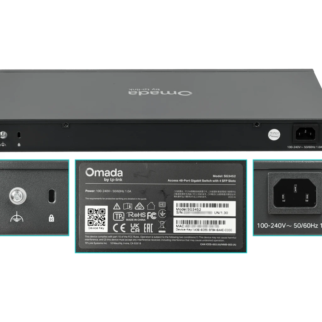 TP-Link JetStream T2600G-52TS - Conmutador - Gestionado - 48 x 10/100/1000 + 4 x Gigabit SFP - montaje en rack
