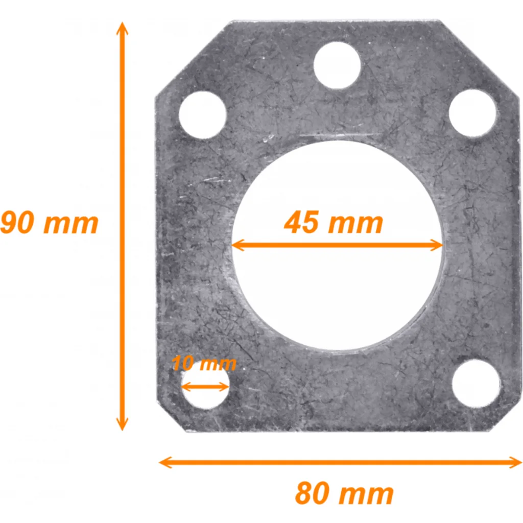 Imagen 1 de LINKMADE p/45mm Placa Repuesto para Mastil Guy Plate