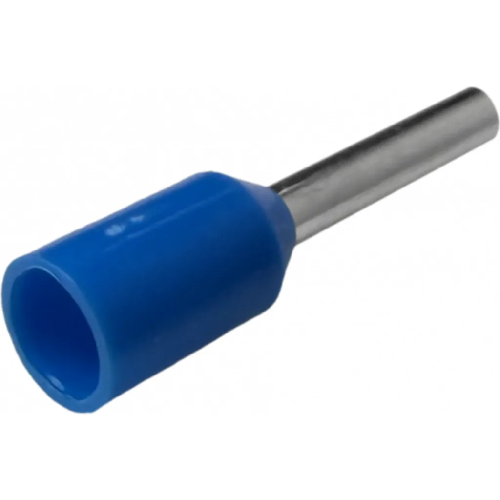Imagen 1 de Azul 1,0mm2 8/15mm 100-unid AWG18 Ferrules Terminal Aislado Crimpeable