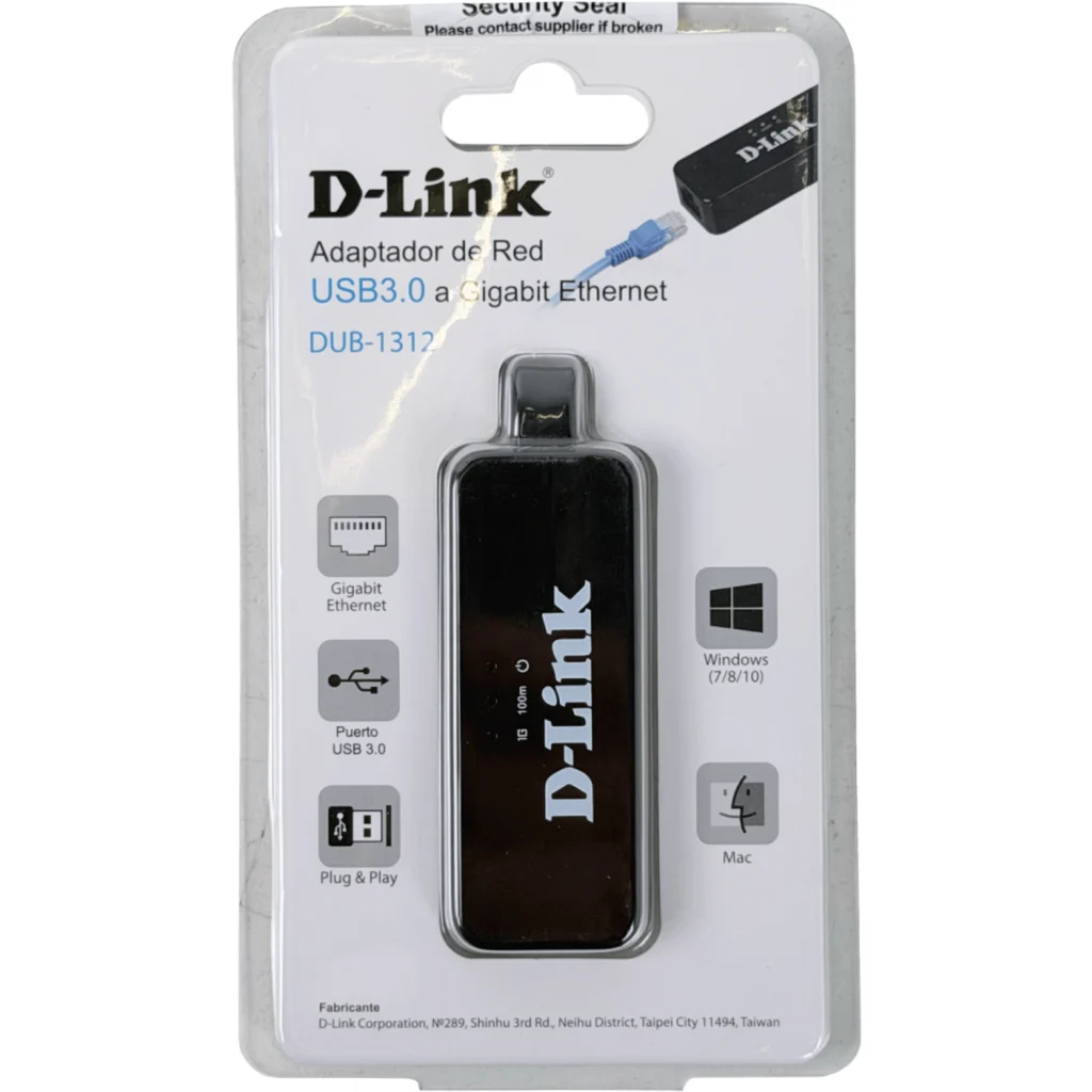 Adaptador de Red USB 3.0 a Red Gigabit Ethernet 10/100/1000 Pto RJ-45 - D-Link