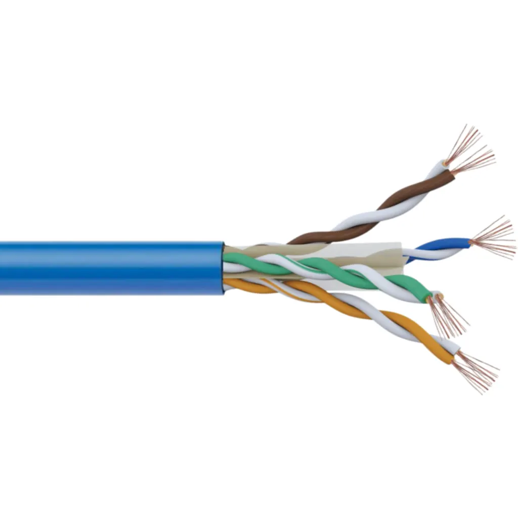 Imagen 4 de Cable Patch Inyectado Multifilar Plug RJ-45 Cat 6 Chaqueta LSZH 30 cm*4 unidades