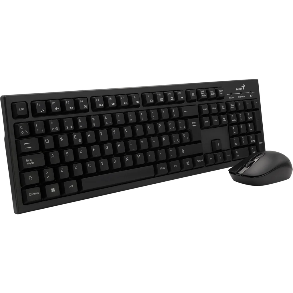 Imagen 2 de Kit Teclado Mouse Inalámbrico Genius KM-8101 12 teclas mult. 2.4GHz Tecl. Numéri