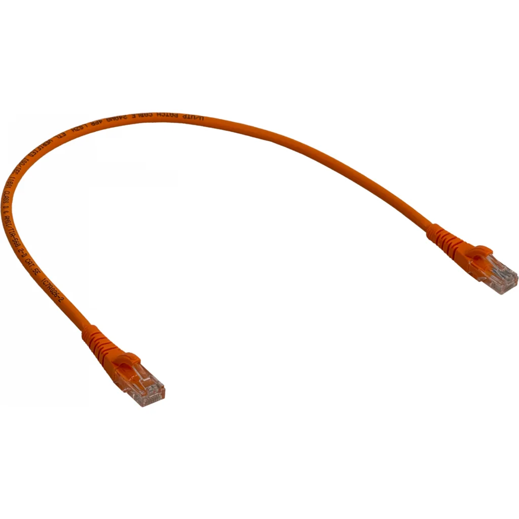 Imagen 1 de LINKMADE 4UN 50CM CAT5E NARANJO LSZH CABLE PATCH INYECTADO MULTIFILR