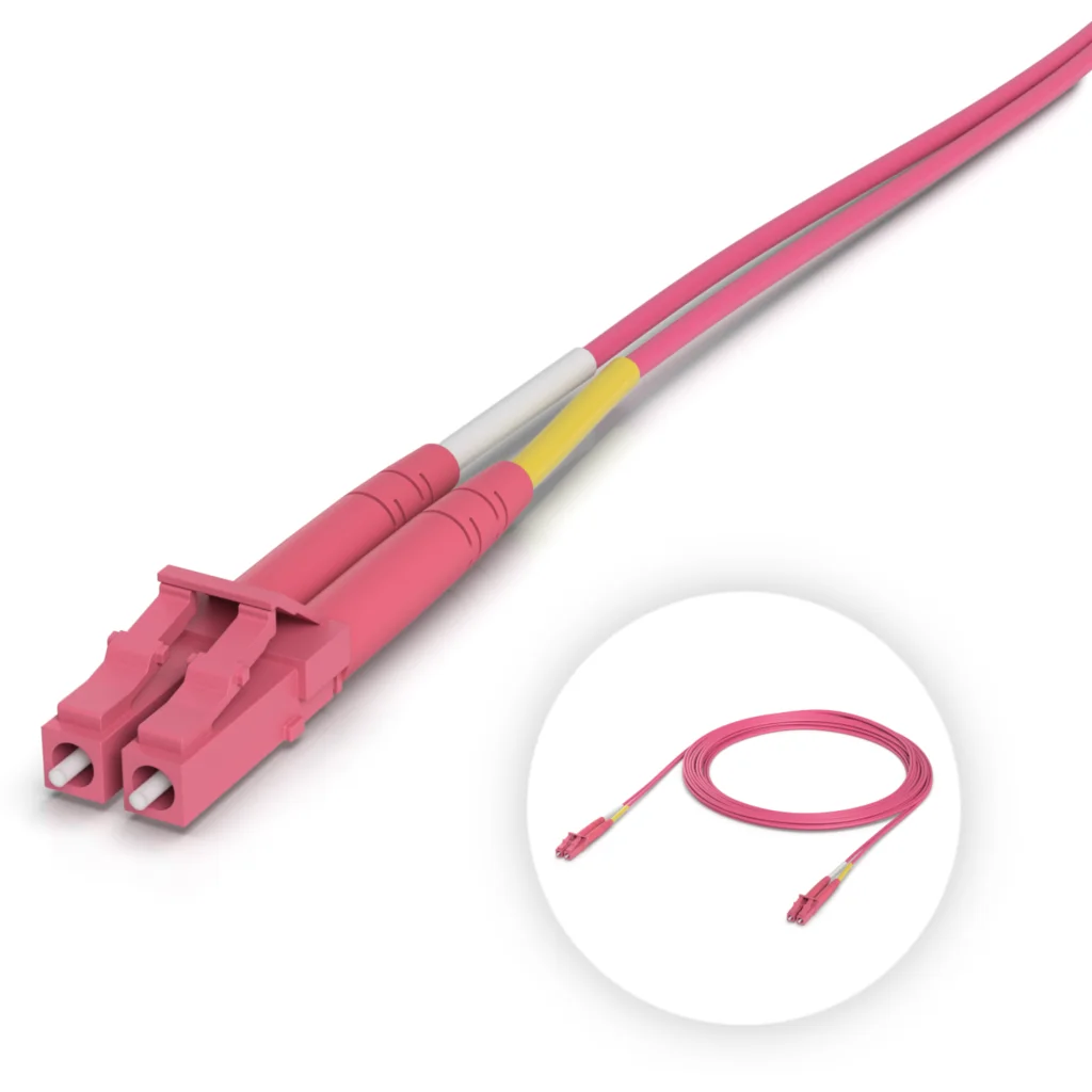 Imagen 1 de UnIFi  JF4LL5U UBIQUITI 5mt LC-LC OM4 MultiModo MM Duplex Jumper Fibra 50/125um 2mm