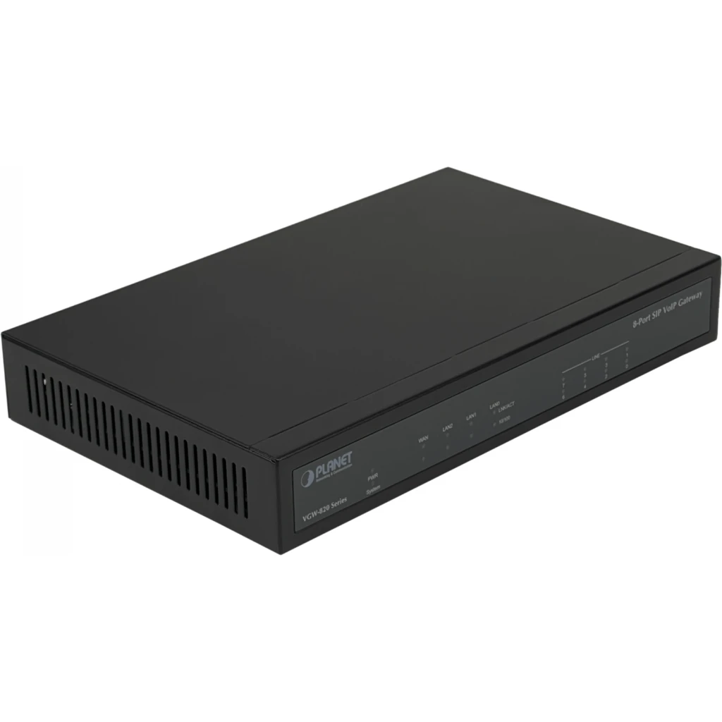Imagen 3 de PLANET Router VoIP 8-FXS-RJ11-H 3-100 1-WAN genera 8linea telef analog