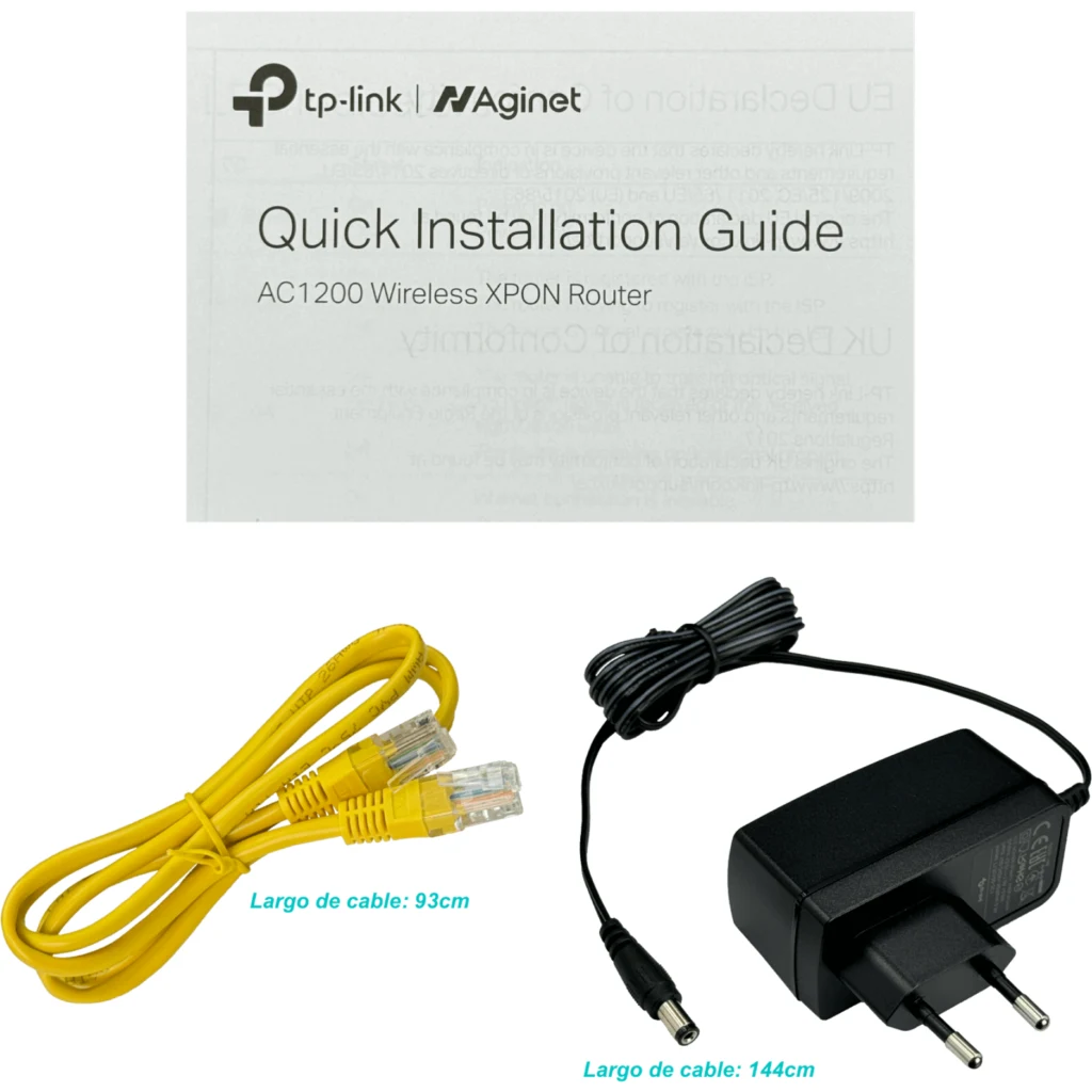 Imagen 2 de TP-LINK ONU XPON 2-LAN 1-SC/APC 867/300mbps 5/2,4GHz AC1200 inc-12Vdc