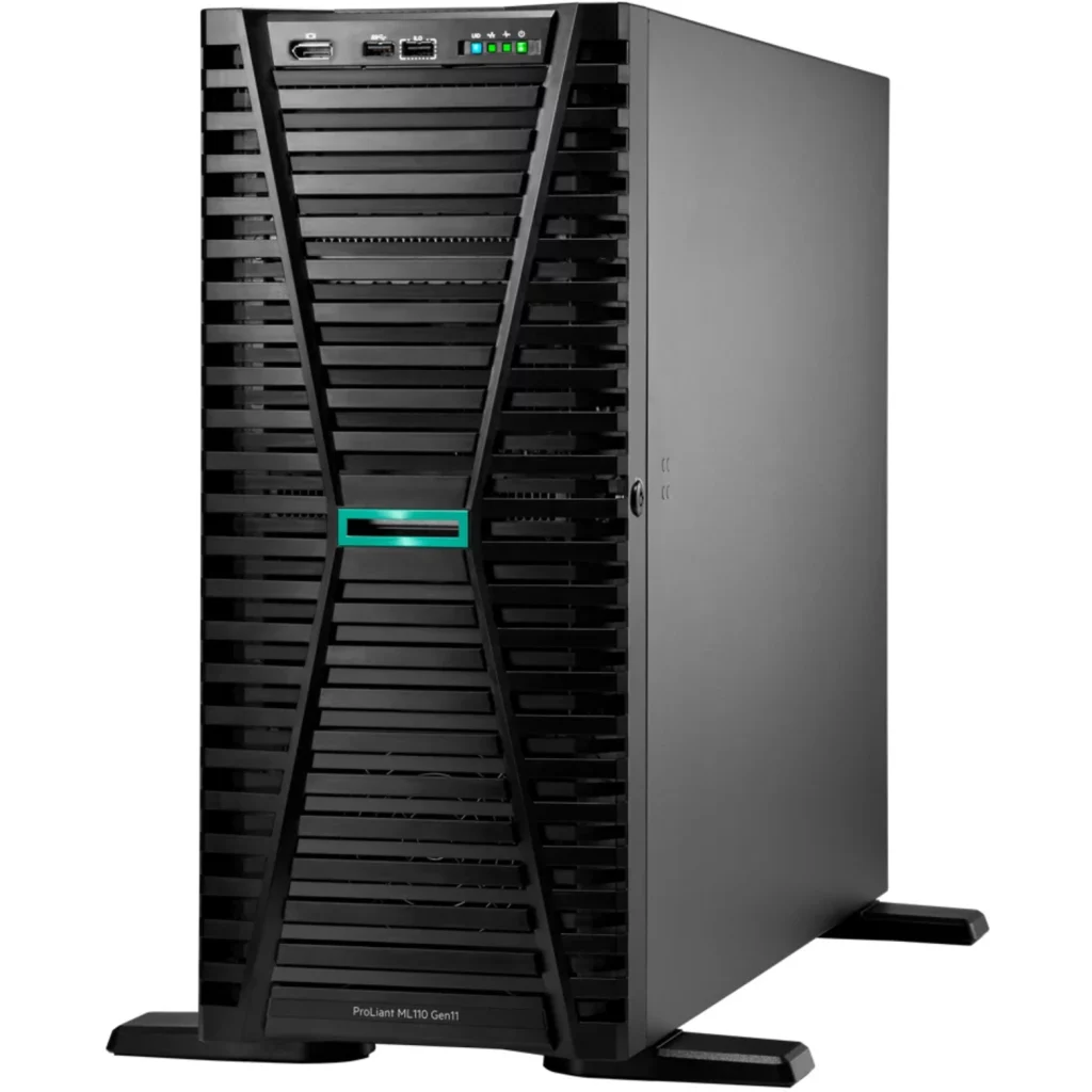 HPE ProLiant ML110 Gen11 3508U 2.1GHz 8c 1P 1x32GB-R 4LFF 2x4TB HDD 1x500W PS LA Server