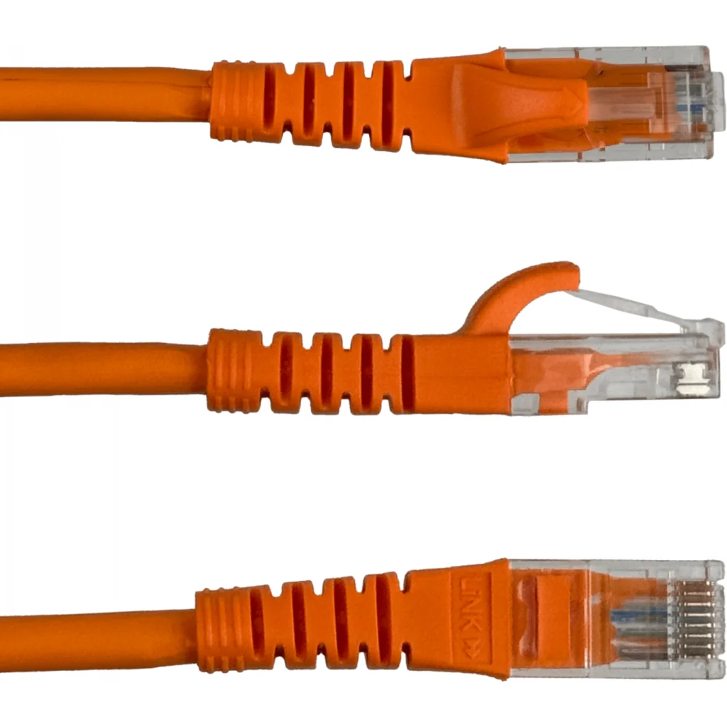 Imagen 4 de LINKMADE 3MT CAT5E NARANJO LSZH CABLE PATCH INYECTADO MULTIFILAR