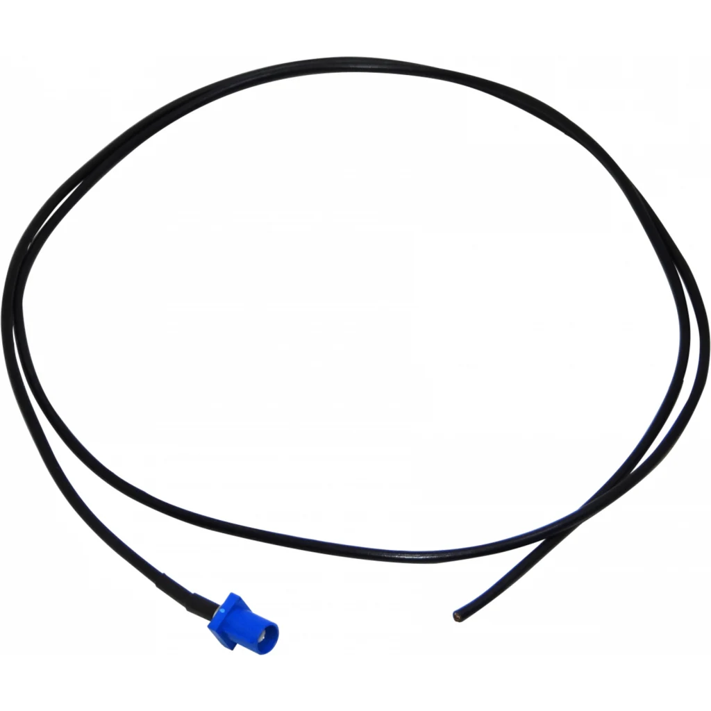 Pigtail 100cm FAKRA-C-Macho Automotriz 1mt RG174-Negro