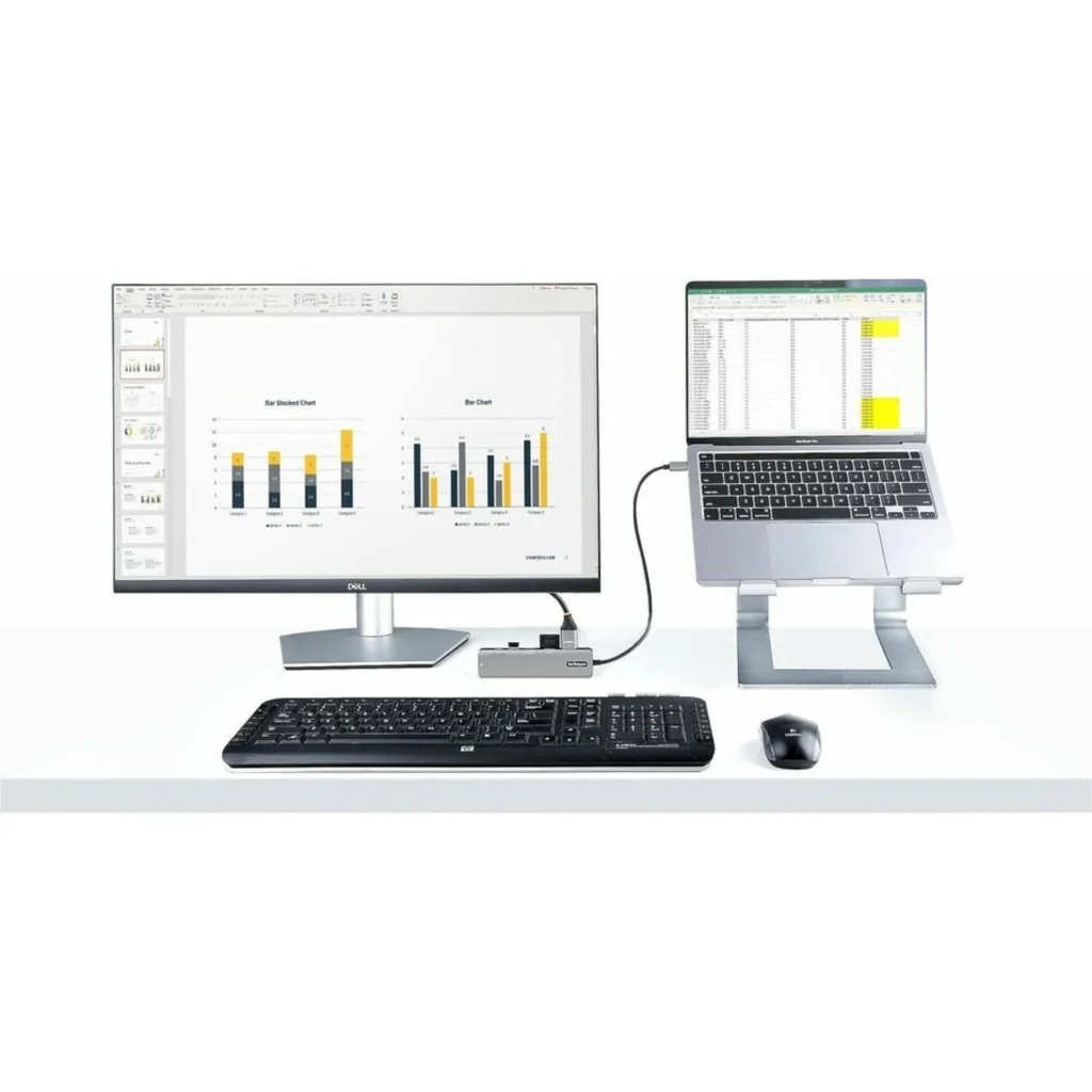 Imagen 11 de Docking Station StarTech Mini Dock USB-C a HDMI SD/mSD 2*USB3.0 LAN USB-C Gris