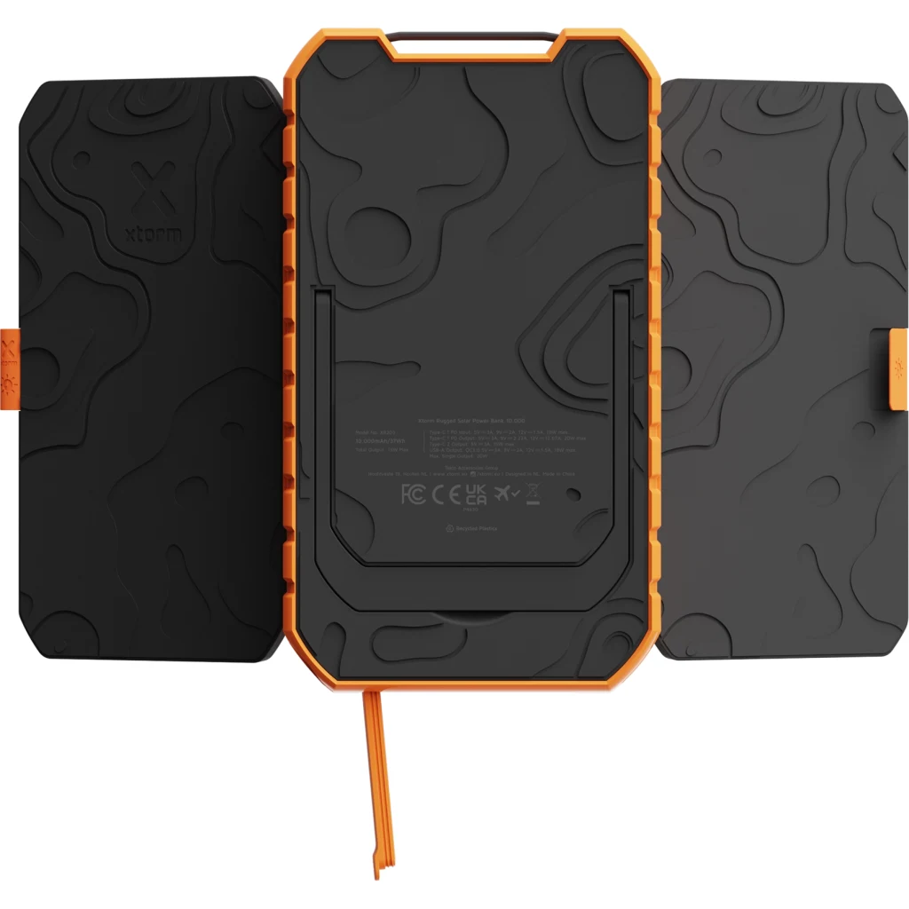 Imagen 7 de Bateria Rugged  Solar 10.000 mAh 20W Xtreme Series Xtorm  Naranjo