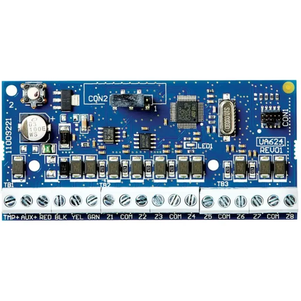 Imagen 2 de HSM2108. Modulo DSC de expancion de zonas cableadas. 8 zonas alimentacion auxiliar 125mA.