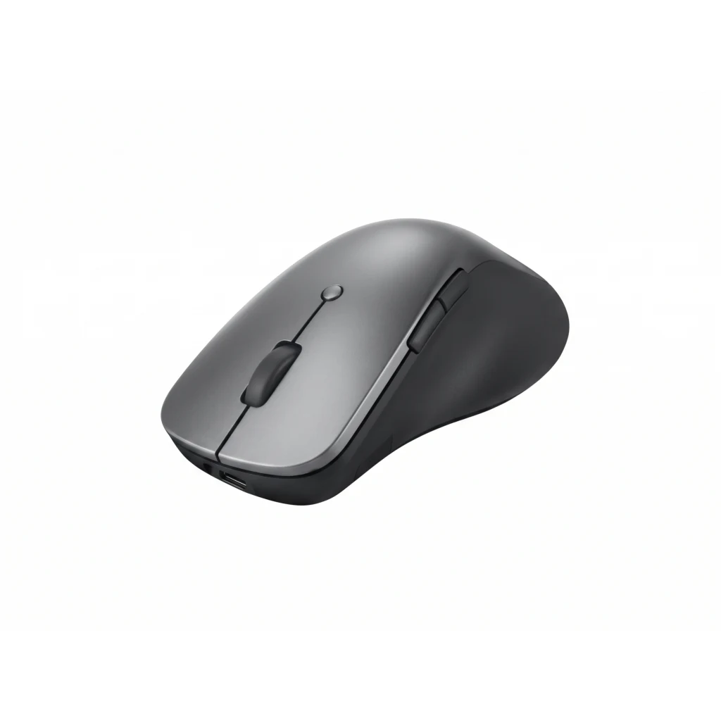 Imagen 4 de Mouse Inalámbrico Lenovo Profesional Óptico 4000DPI Recargable 6 Botone BT Gris