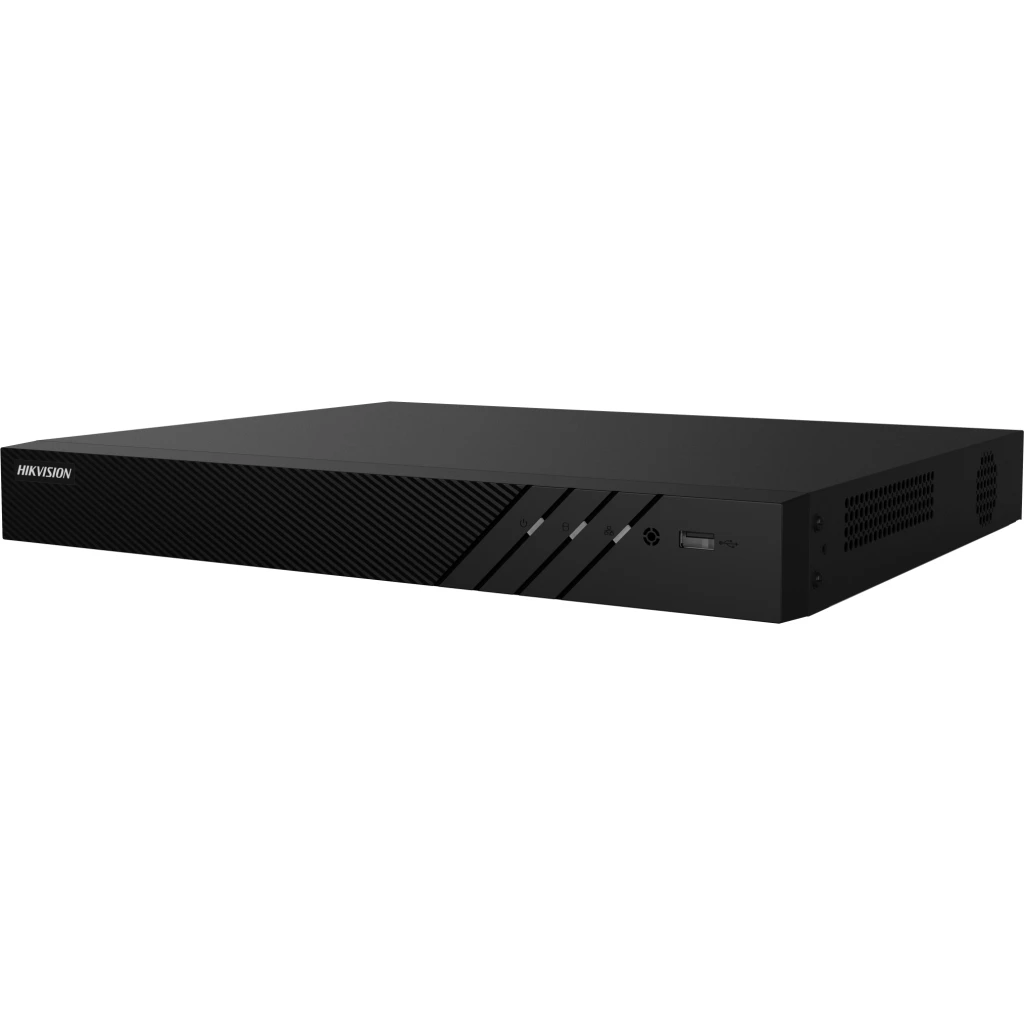 NVR IP Hikvision 16 ch 16 ch POE Capacidad 2 HDD / H265/ H264 Grabacion 160Mbps