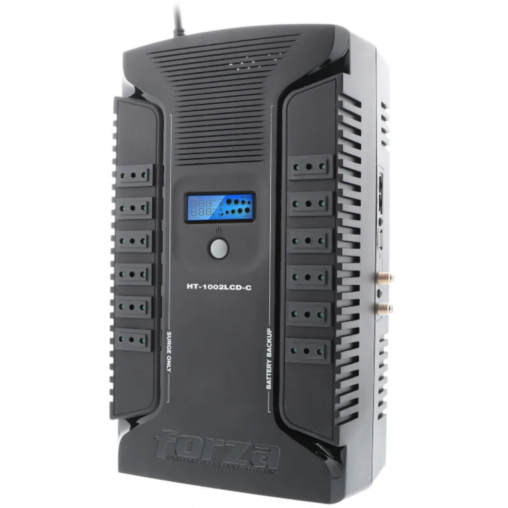 Imagen 3 de UPS Forza 1000VA/500W interactiva 12 tomas Nacional 2 USB