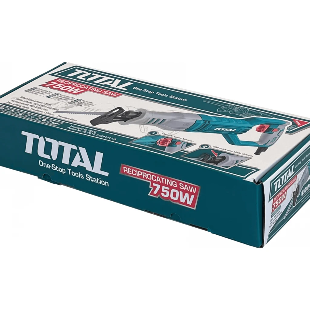 Imagen 3 de TOTAL Sierra Sable industrial SDS 750W 3300rpm Reciproca TS100806
