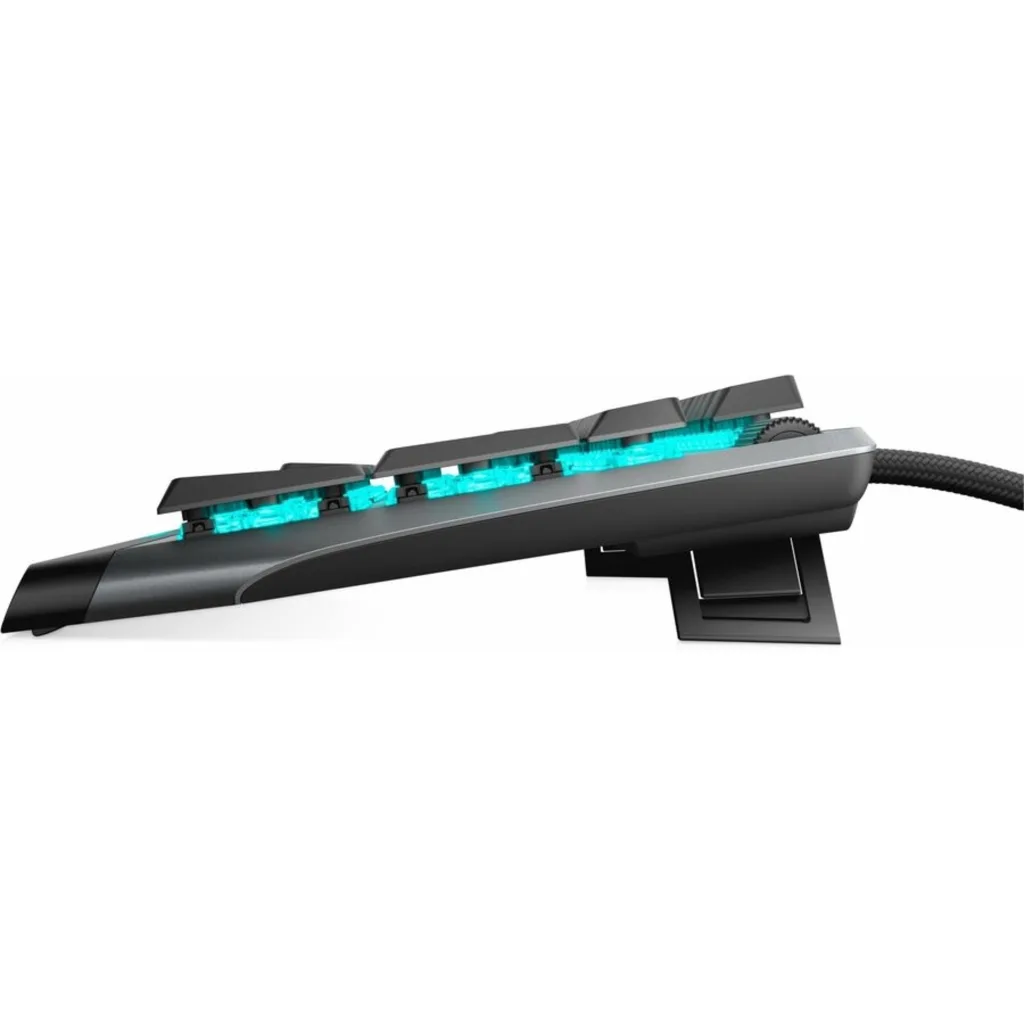Imagen 4 de Teclado Alámbrico Dell Alienware LED RGB Mecanico USB Bajo Perfil Color Gris