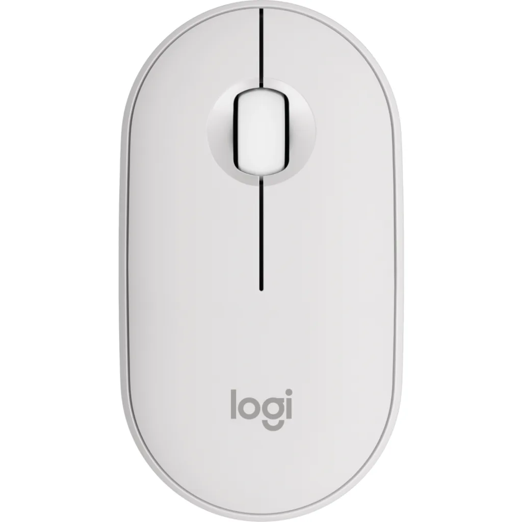 Mouse Inalámbrico Logitech Pebble 2 M350S, Óptico 4000DPI 3 Botones Blanco