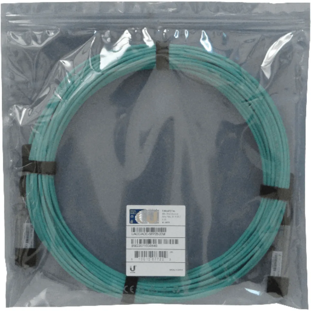 UBIQUITI 20m SFP28-25Gbps Cable 3mm Fibra-MM Direct UACC-AOC-SFP28-20M
